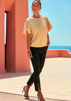 LASCANA Pants-Split Hem Pants
