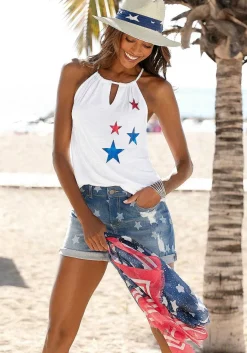 LASCANA Accessories & Jewelry-Star Ribbon Accent Hat