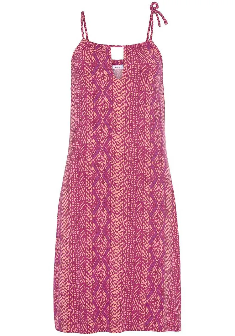 LASCANA Short Dresses-Strap Detail Keyhole Dress