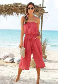 LASCANA Jumpsuits-Strapless Culotte Jumpsuit