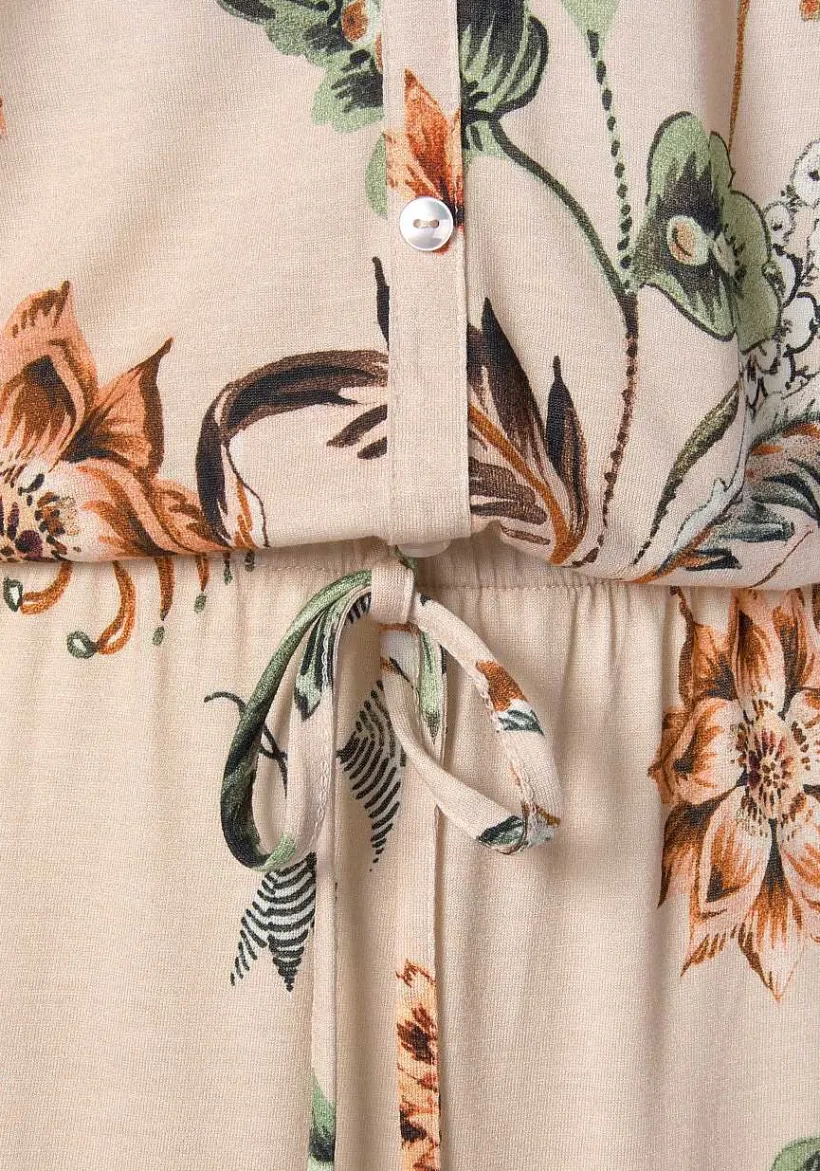 LASCANA Sundresses-Strapless Floral Drawstring Dress