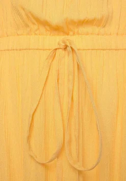 LASCANA Maxi Dresses-Strapless Side Slit Maxi Dress