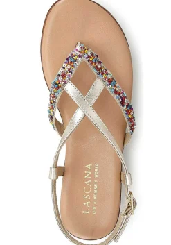 LASCANA Sandals-Strappy Beaded Sandals
