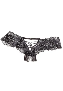 LASCANA Thongs-Strappy Crotchless Panty
