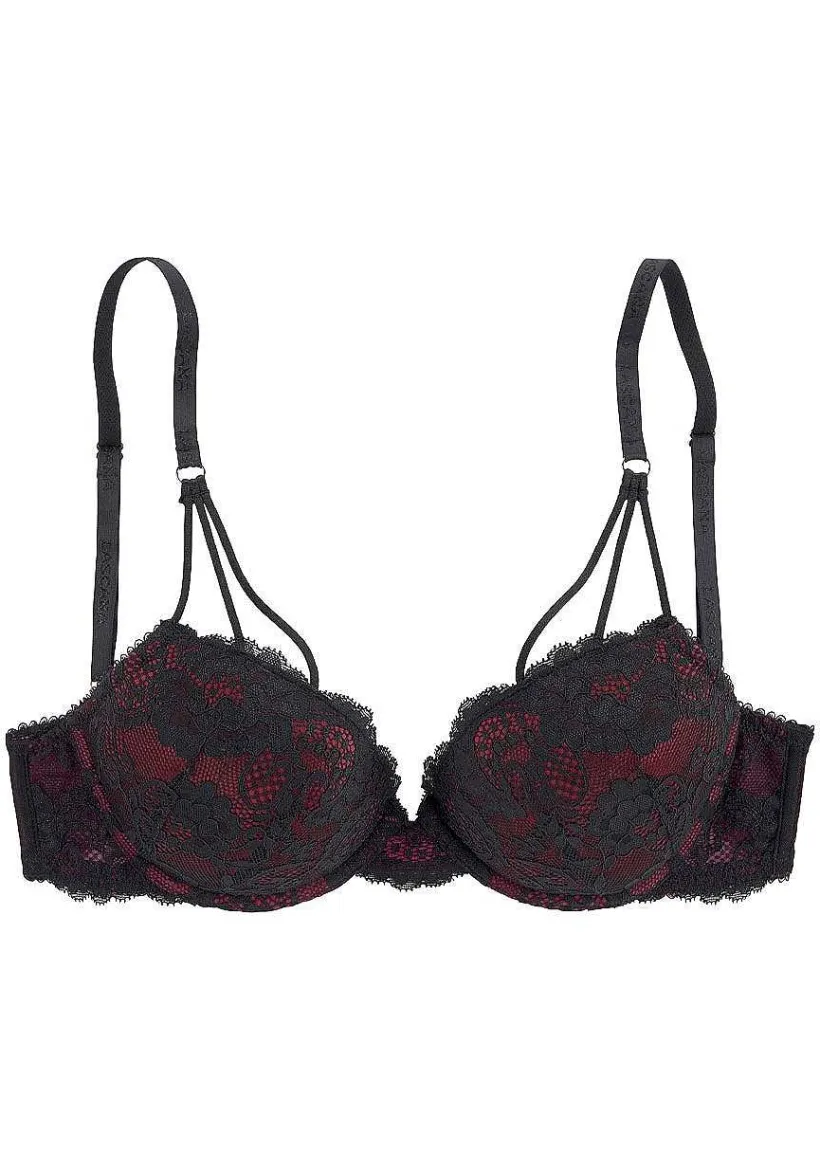 LASCANA D+ Bras-Strappy Lace Push Up Bra