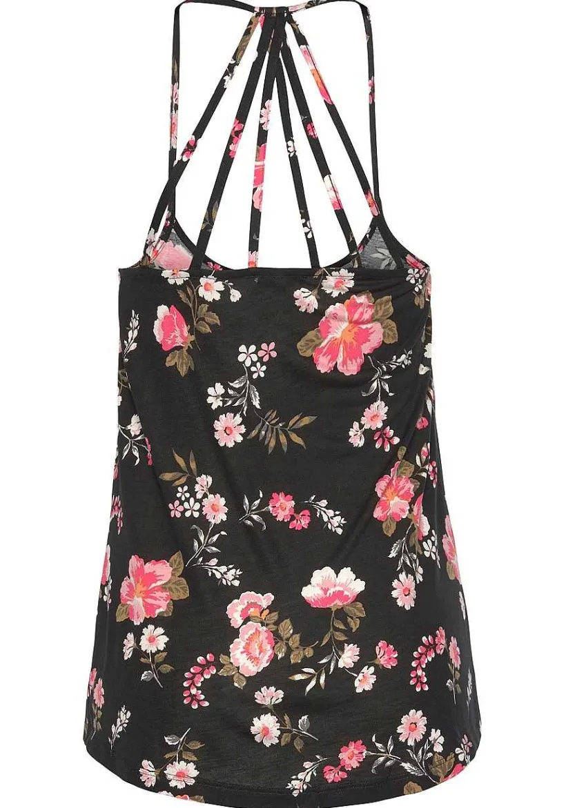 LASCANA Sleeveless Tops-Strappy Racerback Top