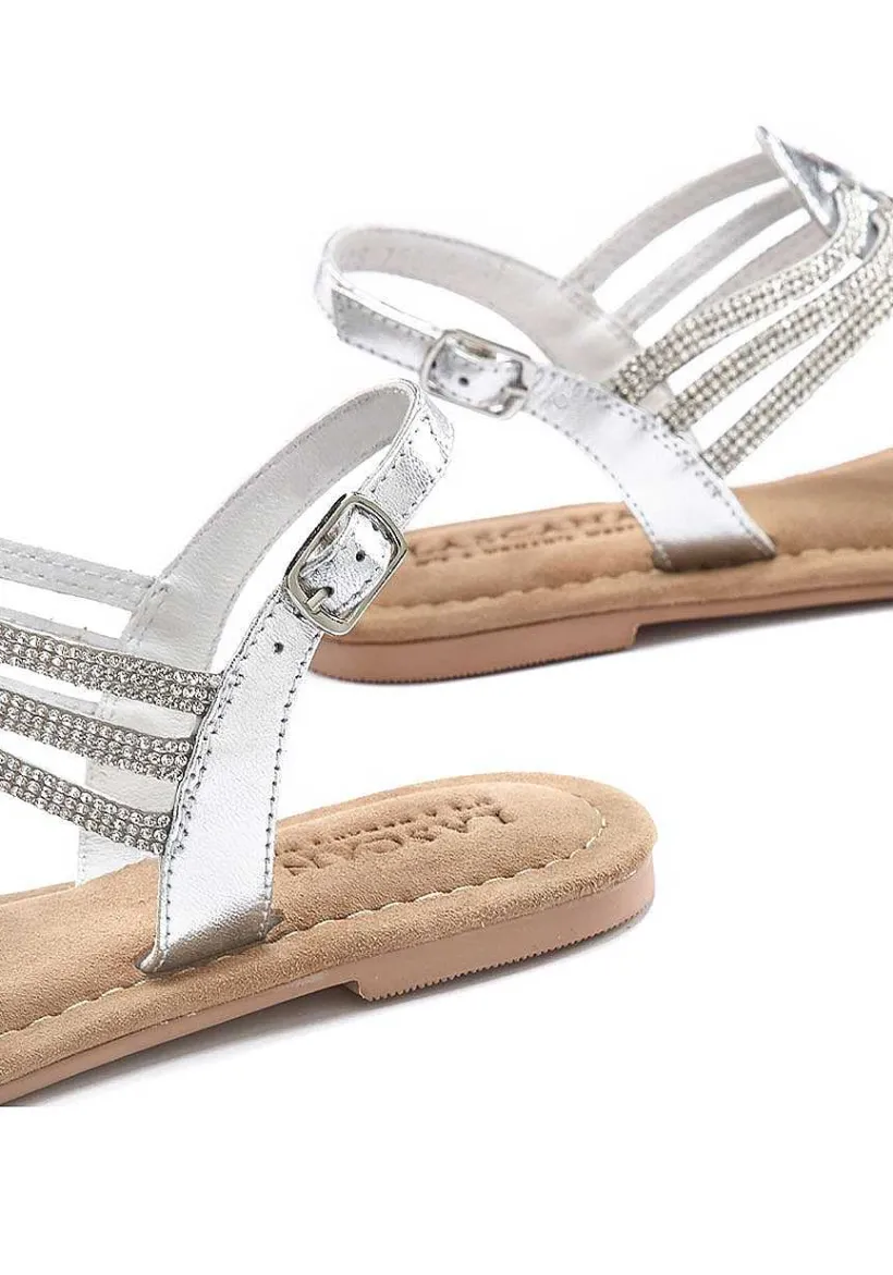 LASCANA Sandals-Strappy Rhinestone Sandals