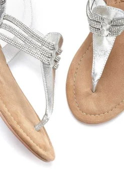 LASCANA Sandals-Strappy Rhinestone Sandals