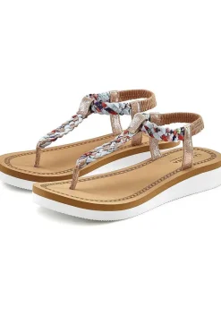 LASCANA Sandals-Strappy Wedge Sandals