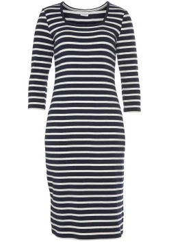 LASCANA Fall Dresses-Striped 3/4 Sleeve Dress