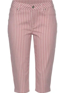 LASCANA Pants-Striped Capri Pants