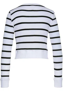 LASCANA Cardigans-Striped Cropped Cardigan