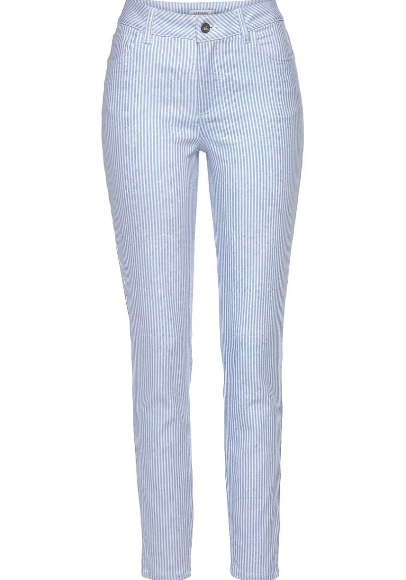LASCANA Pants-Striped High Waisted Pants
