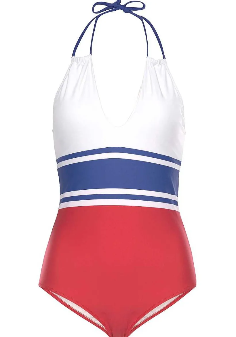 LASCANA One-Pieces-Striped One Piece