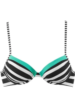 LASCANA Push Up-Striped Push Up Bikini Top