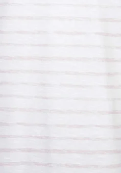 LASCANA Short Sleeve Tops-Striped Round Neckline Top