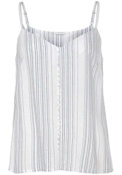 LASCANA Sleeveless Tops-Striped Spaghetti Strap Top