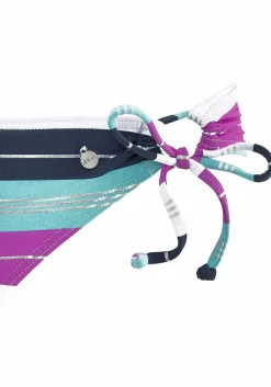 LASCANA Triangle-Striped Triangle Bikini Top