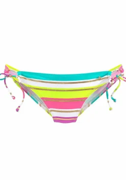 LASCANA Triangle-Striped Triangle Bikini Top