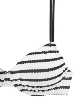 LASCANA Underwire-Striped Underwire Bikini Top