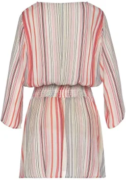 LASCANA Cover-Ups-Striped V-Neck Cover Up