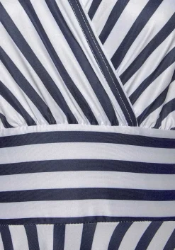 LASCANA Sundresses-Striped V-Neck Dress