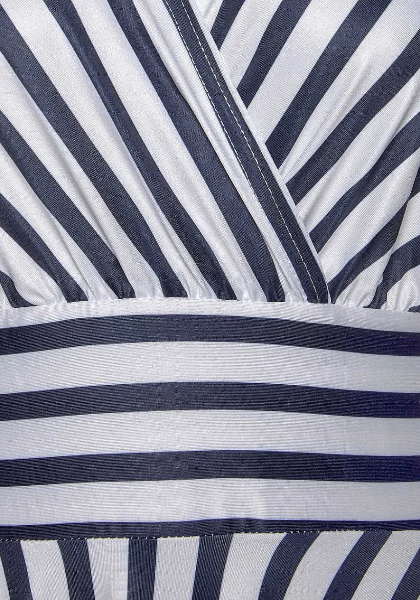 LASCANA Sundresses-Striped V-Neck Dress