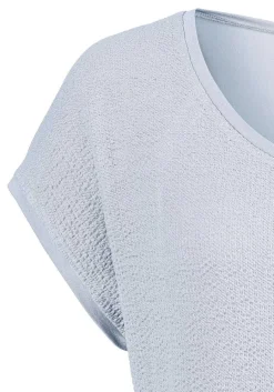 LASCANA Short Sleeve Tops-Structured Short Sleeve Top