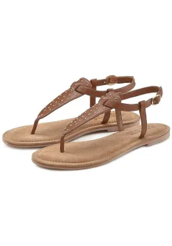 LASCANA Sandals-Studded Leather Sandals