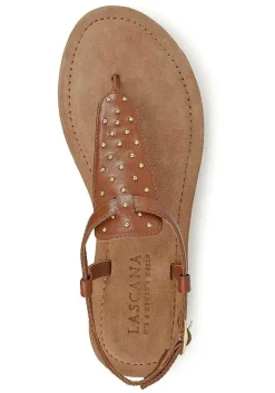 LASCANA Sandals-Studded Leather Sandals