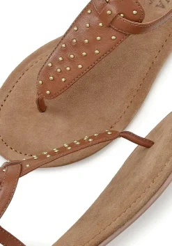 LASCANA Sandals-Studded Leather Sandals
