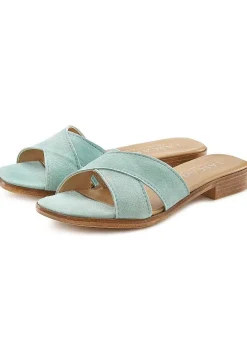 LASCANA Sandals-Suede Cross Strap Mules
