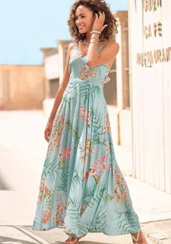LASCANA Maxi Dresses-Tie Back Maxi Dress