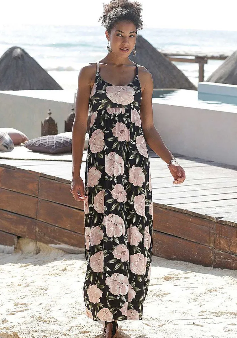 LASCANA Maxi Dresses-Tie Back Maxi Dress
