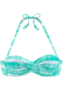 LASCANA Bandeau-Tie Dye Bandeau Bikini Top
