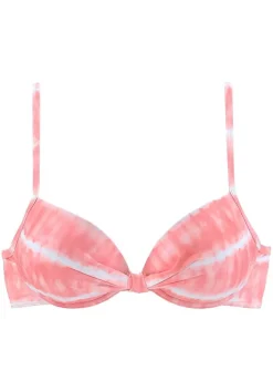 LASCANA Underwire-Tie Dye Underwire Bikini Top