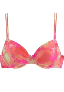 LASCANA Underwire-Tie Dye Underwire Bikini Top