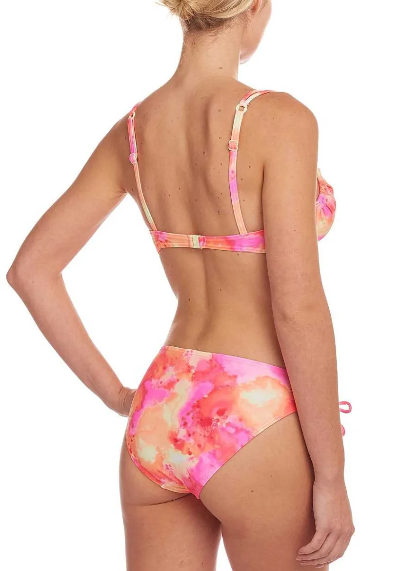 LASCANA Underwire-Tie Dye Underwire Bikini Top
