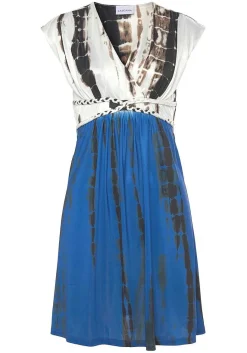 LASCANA Short Dresses-Tie Dye V-Neck Dress