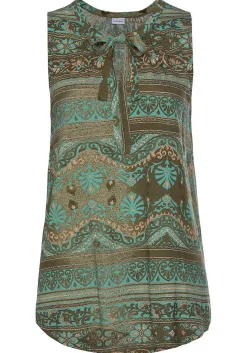 LASCANA Sleeveless Tops-Tie Front Sleeveless Top