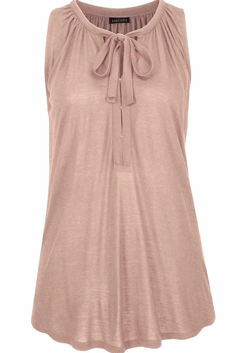 LASCANA Sleeveless Tops-Tie Front Sleeveless Top