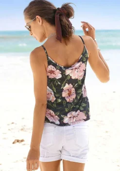 LASCANA Sleeveless Tops-Tie Hem Top
