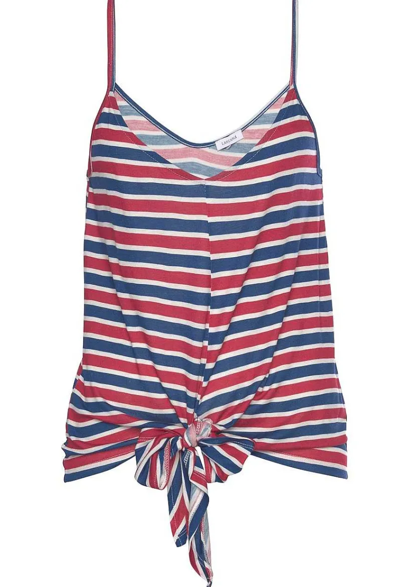 LASCANA Sleeveless Tops-Tie Hem Top