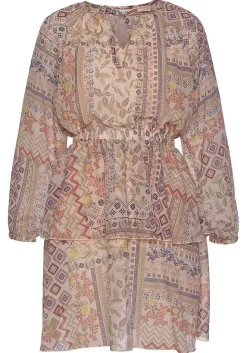 LASCANA Fall Dresses-Tie Neck Ruffled Dress
