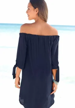 LASCANA Short Dresses-Tie Sleeve Carmen Dress