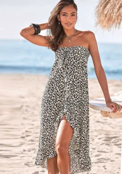 LASCANA Cover-Ups-Tie Waist Patterned Maxi Skirt