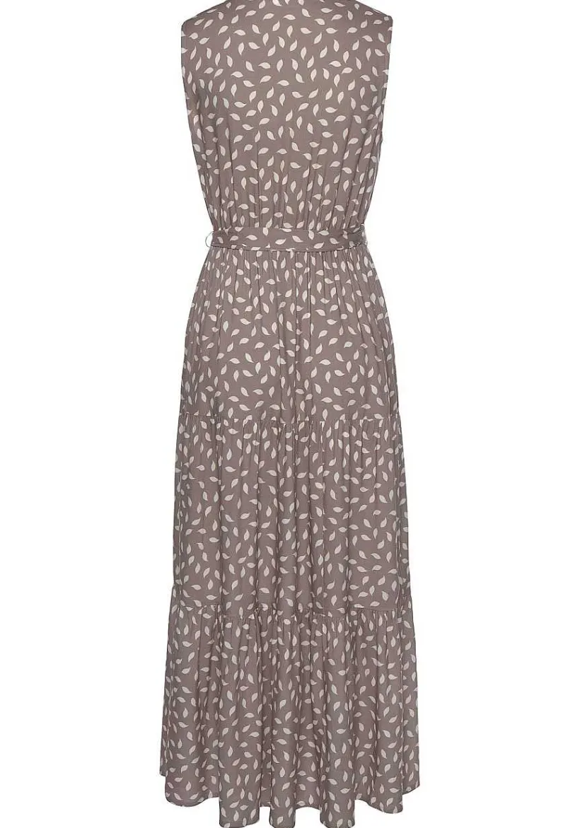 LASCANA Fall Dresses-Tiered Slit Maxi Dress