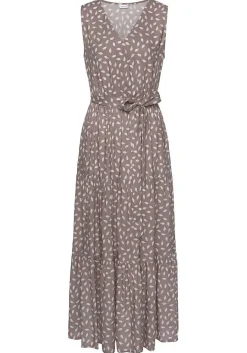 LASCANA Fall Dresses-Tiered Slit Maxi Dress