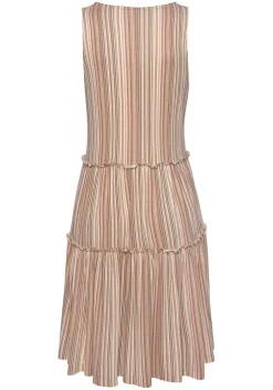 LASCANA Short Dresses-Tiered Stripe Dress