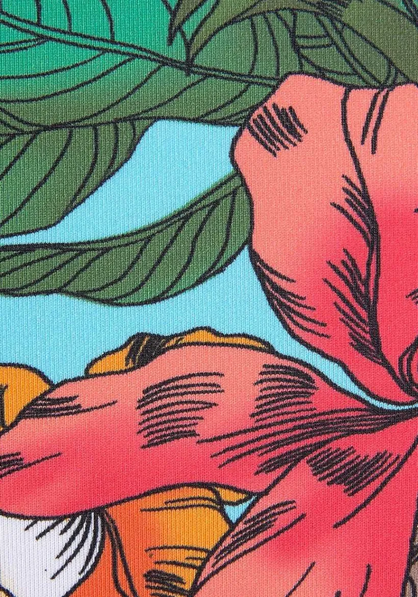 LASCANA Bandeau-Tropical Bandeau Bikini Top